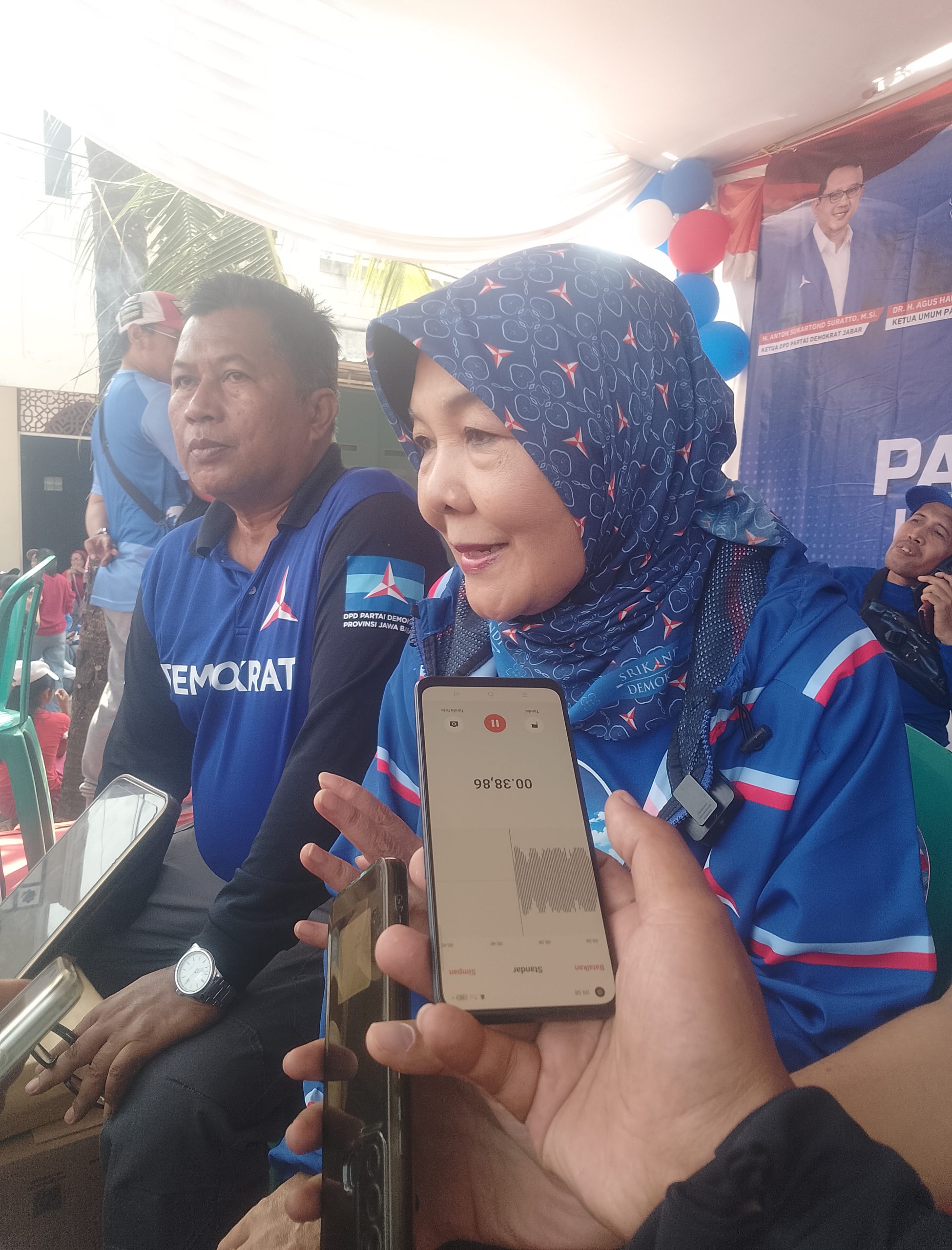 Demokrat Cianjur Gelar Pesta Rakyat Di Sukamaju,Hj Lilis Boy Bidik 10 Kursi Pada 2029